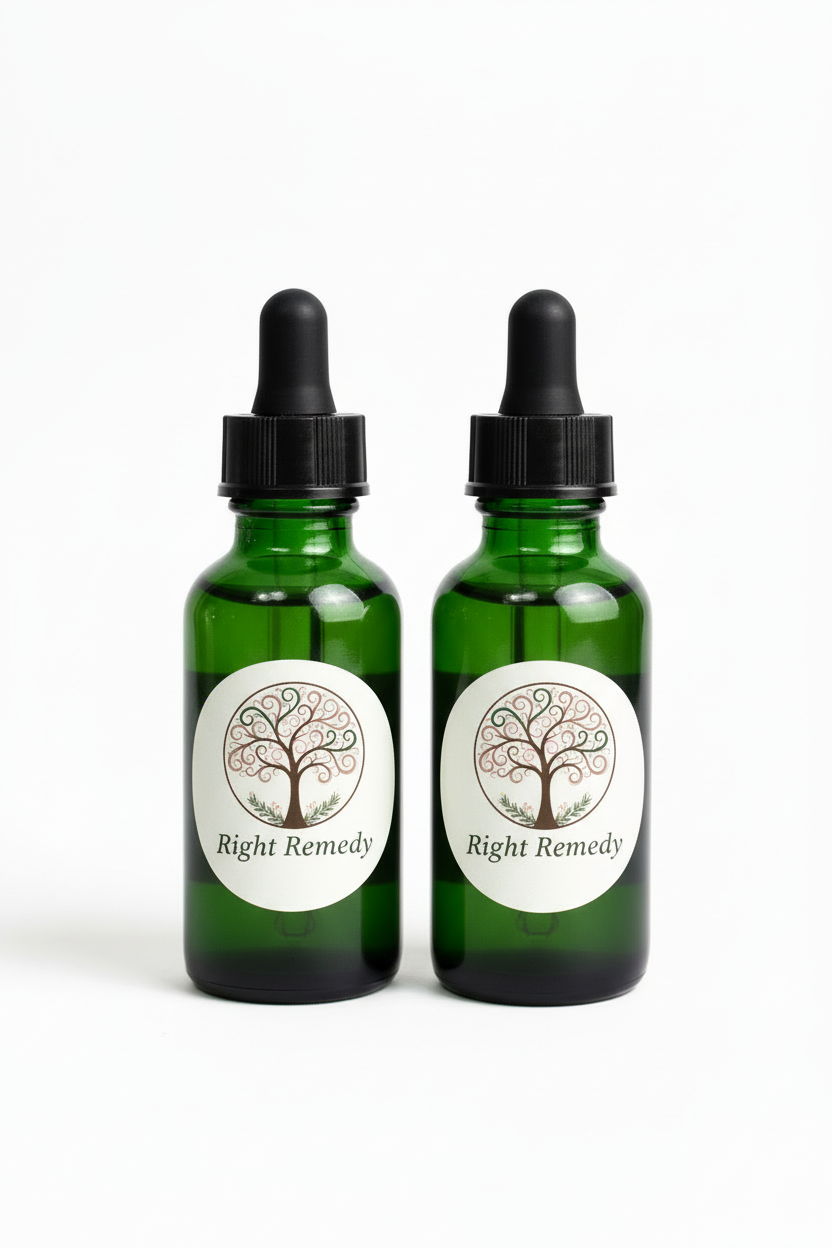 Right Remedy Hair Oil 2-Pack Standard Size Bottles