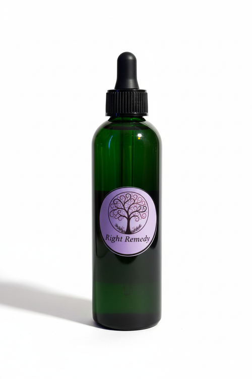 Right Remedy Hair Oil XL Dark Green Bottle