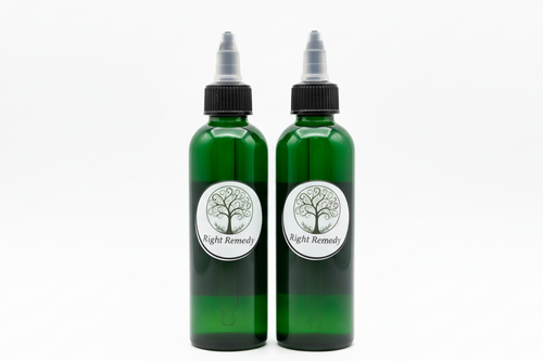 Right Remedy Two Bottles - Dark Green